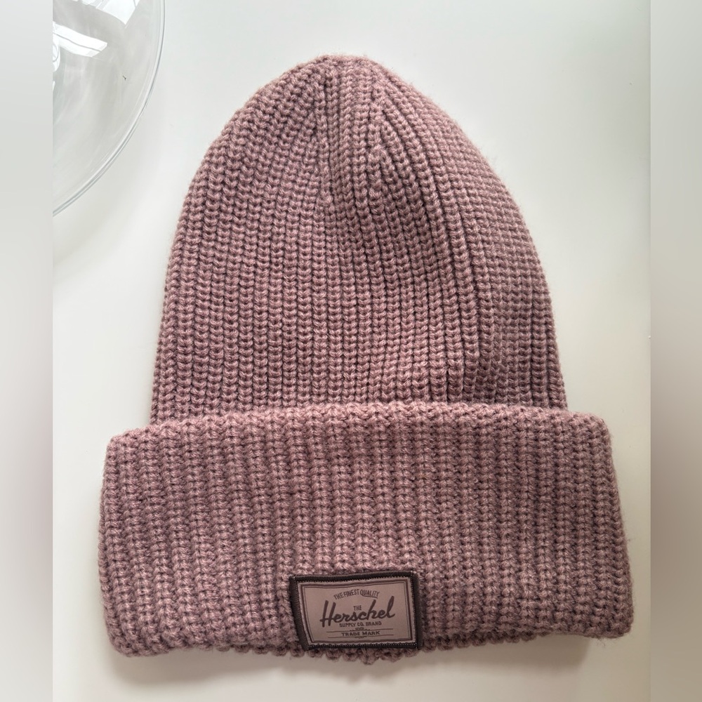 Herschel Mauve Knit Beanie